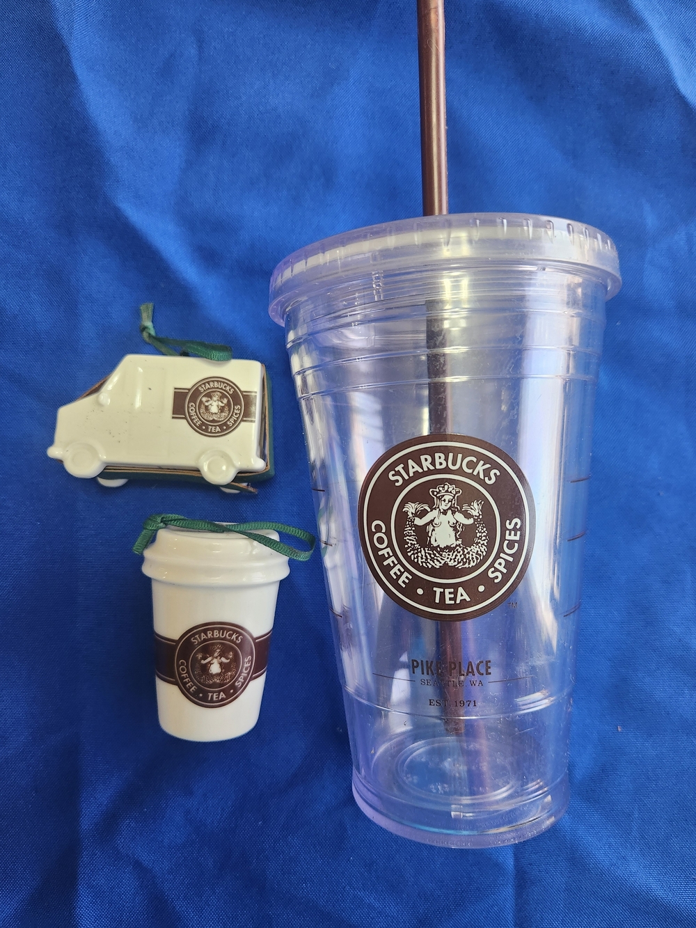 Starbucks Pikes Place Original Cup And Ornament Collection